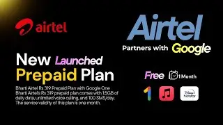 Airtel Launched New Plans &ndash; Free Google One Cloud Storage + Apple Music + JioHotstar + HelloTunes! 😍
