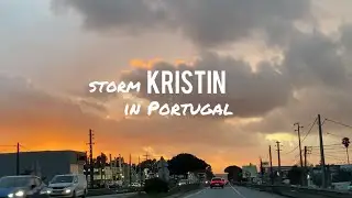 🌪️РАЗРУШИТЕЛЬНЫЙ УРАГАН В ПОРТУГАЛИИ STORM KRISTIN IN PORTUGAL #ураган #шторм #торнадо #storm 