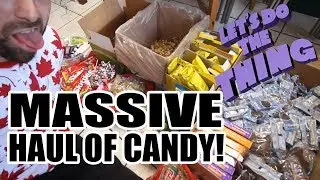 Dumpster Diving - Huge Haul of Halloween Candy!
