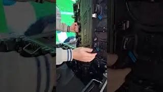 Using LED screens to splice a cube LED screen. #eagerled #leddisplay #shorts #ledwall