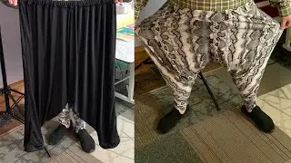 How I created a custom garment pattern for Yoga Harem pants created on my Baby Lock Triumph Serger