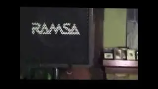 Ramsa P.A. setup with Yamaha, Crown and QSC