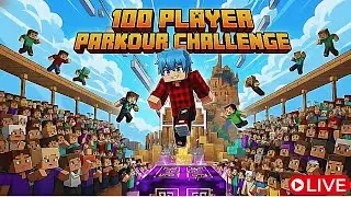 India&rsquo;s BIGGEST 100 Player Minecraft Parkour Tournament 🔥