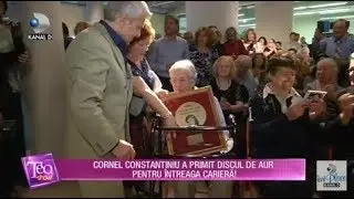 Teo Show (01.11.2018) - Cornel Constantiniu a primit discul de aur pentru intreaga cariera!