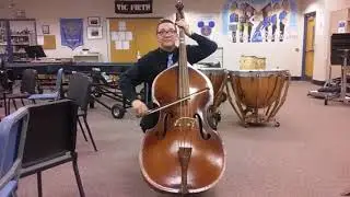 JAWS THEME ON DOUBLE BASS!!!!