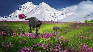 t rex alpaca green screen