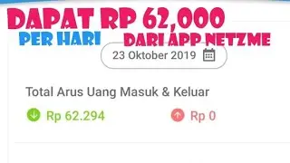 Sehari Rp 62,000 lebih  penghasilan dari Netzme