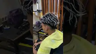 highlight putih🔥 #barbershop #haircut #haircolor #hairstyle #fade