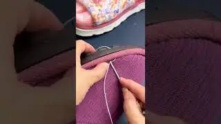 How to sew shoes securely by hand with a needle and thread #diy #crafts #diycrafts