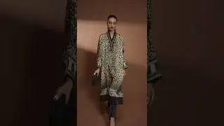 Maria.B Pure Charmeuse Silk Hand Embroidered Collection PF-02
