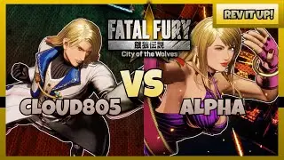 Fatal Fury: COTW - CLOUD805 (Kain R. Heinlein) vs ALPHA (B. Jenet) Ranked Gameplays 4K