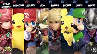 Super Smash Bros. Ultimate - Team Pyra/Mythra vs Team Shulk