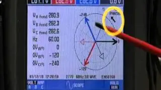 Fluke 435 Power Quality Energy Analyzer Connection