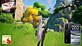 POCO F7 l CRYSTAL OF ATLAN MAX GRAPHICS GAMEPLAY l POCO F7 GAMING TEST
