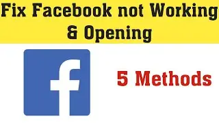Fix Facebook not opening and not working issue in Android mobile