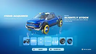 How To Get Ford F-150 RLE Car Body NOW FREE Fortnite (Unlocked Ford F-150 RLE Rocket League)