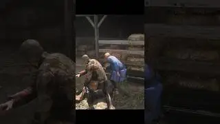 Great survival skills in rdr2 #rdr2 #gaming #shorts