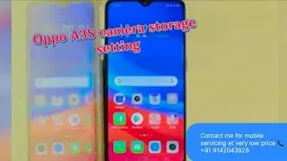 Oppo A3S camera storage setting | storage setting | Oppo A3s