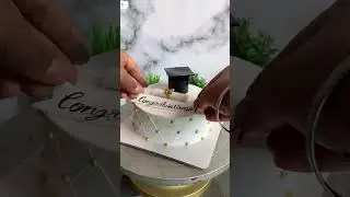 graduation cake #cake #birthdaycake #cakedecorating #layeredcake #tutorial #chocolate