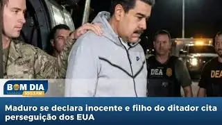 Bom Dia 100.3: Maduro se declara inocente e filho do ditador cita persegui&ccedil;&atilde;o dos EUA
