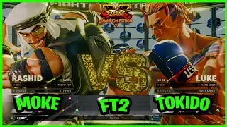 SFV CE🔥Moke (Rashid) vs Tokido (Luke)🔥Fighting Games Replays🔥