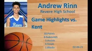Andrew Rinn vs  Kent  30 pts , 8 rebs , 5 assists, 6 steals, 1 blocks