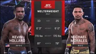 Michael Morales vs Kevin Holland Full Fight UFC5