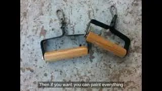 Homemade cable crossover handles
