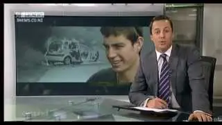 3 News Campbell Live: Farmer rescues car crash victims on rural road