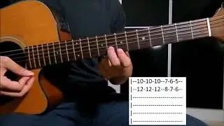 Carta Sobre a Mesa - Amado Batista Aula Solo Violão (como tocar)