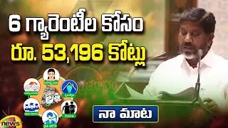 TS Budget 2024: 53,196 Crore For 6 Guarantees Implementation | Bhatti Vikramarka | Mango News