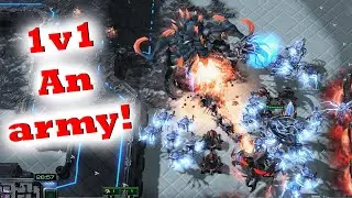 NEW Glevig is the Strongest Zerg Defender! Kerrigan Survival  /  Starcraft 2 arcade