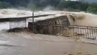 Major Flash Floods of the Orbieu River in Ribaute, Aude, South France, France