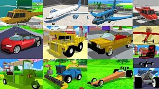 all secret vehicles location in dude theft wars