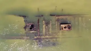Drone Footage of Shipwreck off Cape Fear coast