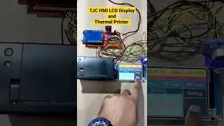 Distance Monitoring System using HMI Display and Thermal Printer