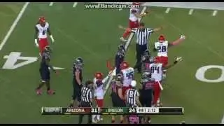 College Football: Arizona Wildcats Vs The Oregon Ducks