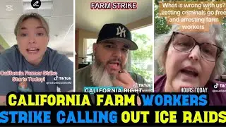 California Farm Workers Going On STRIKE Calling For An END To ICE Raids