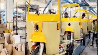 Manufacturing process of Pakistani  Auto Rickshaw |how to make a Pakistani auto rickshaw in factory 