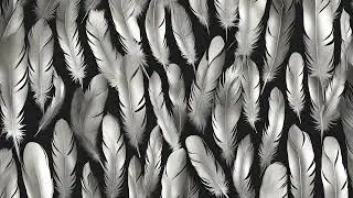 Chrome Feathers AI Generated Art created using DeepAI & Music by Me