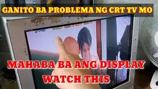how to repair crt tv vertical height problem