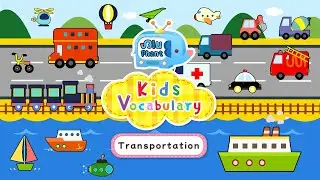 20 Transportation Vocabulary Flashcards for Kids 🚗🛥️✈️ Learn Vehicle Names and Play a Shadow Quiz!