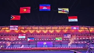 Closing ceremony sea games 2023,cambodia,Morodok techno stadium