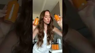 healthy carrot ginger shots 🤍 full recipe on tt or ig 🥕🍊 #healthy #gingershots #hack #nojuicer