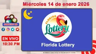 Florida Lottery EN VIVO | Mi&eacute;rcoles 14 de enero 2026 @sorteostv