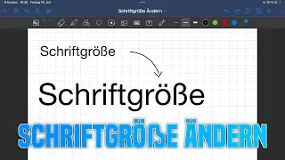 Goodnotes Schriftgr&ouml;&szlig;e &auml;ndern Tutorial | Goodnotes Schriftgr&ouml;&szlig;e einstellen Deutsch