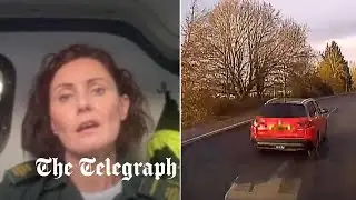 Driver 'repeatedly blocks and slows down' ambulance in Reading