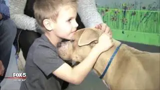 Texas family travels to adopt shelter dog