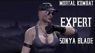 Mortal Kombat (2011) - Соня Блейд - Прохождение на уровне эксперта (с комментариями)