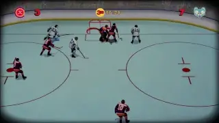 Old time hockey gameplay